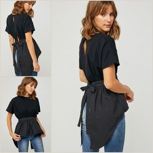 Last 1 - Store Closing‼️ Open Slit Back Empire Top